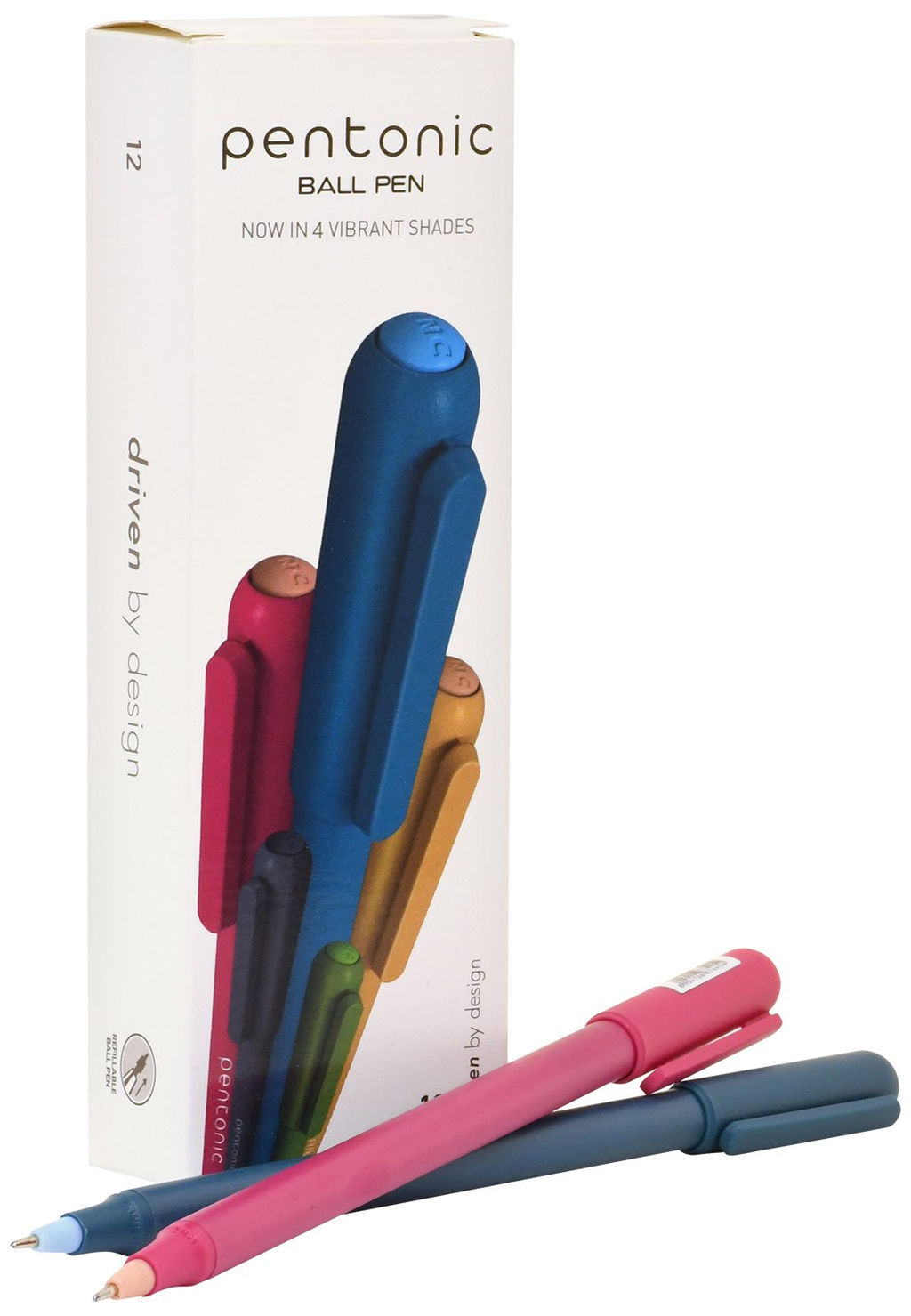Ручка шарик. Linc PENTONIC Color синий 0,7 мм ассорти кругл. корп. игольчатый наконечник