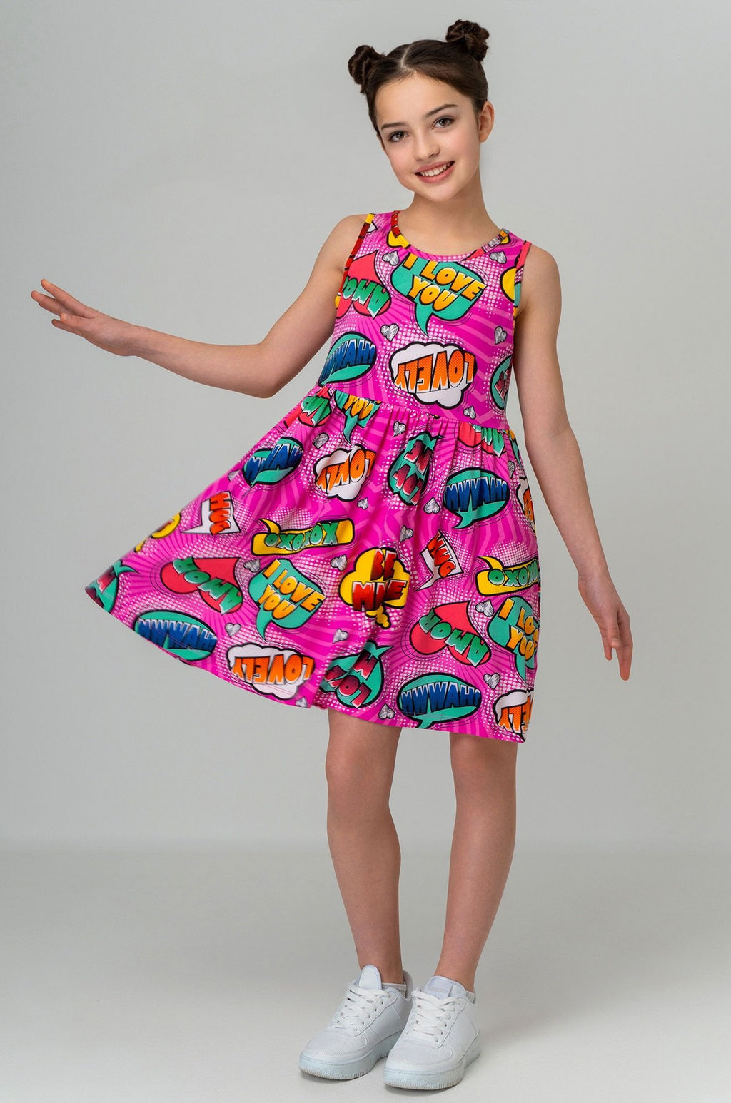 Летнее платье из бамбука для девочки Happyfox