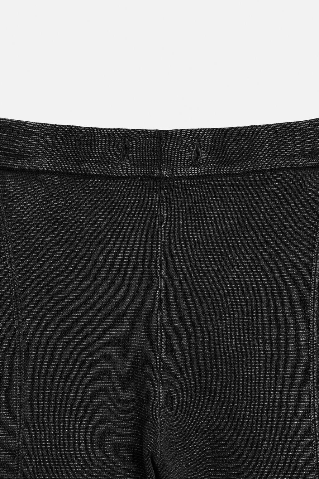 RELAXED FIT KNITTED BERMUDA SHORTS - Zara фото 9