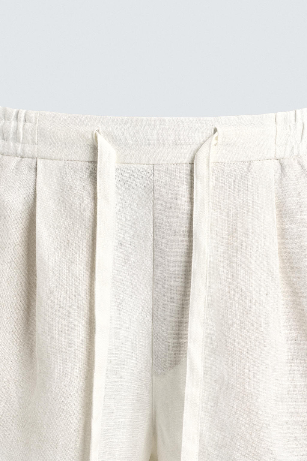 BERMUDA RELAXED FIT 100% LINO / Blanco - Zara фото 8
