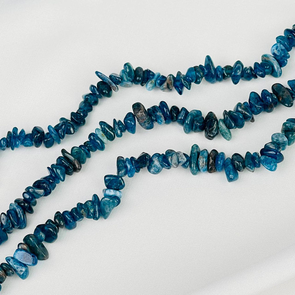 Бусины для украшений из Апатита крошка 40 см