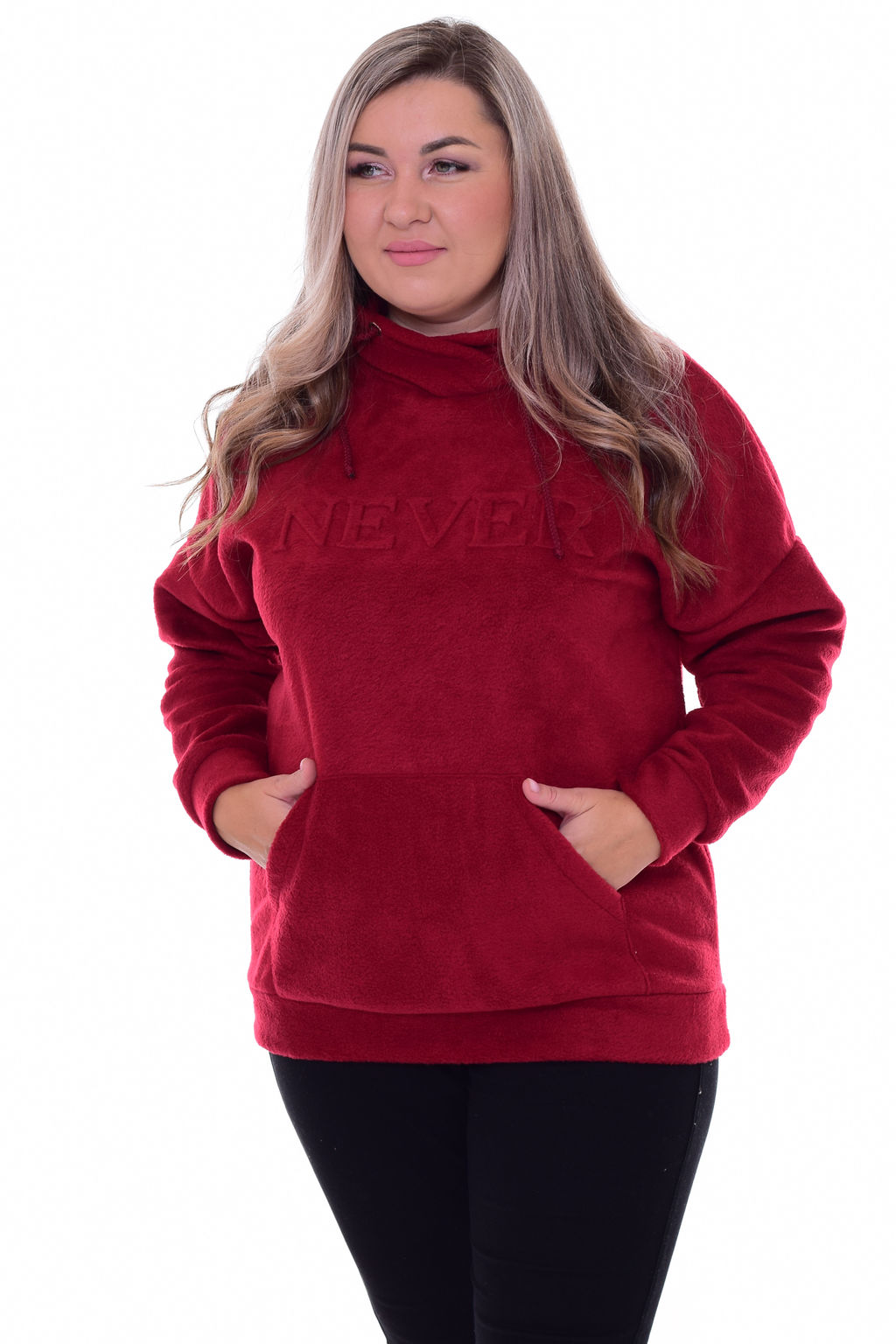 Толстовка женская 6-181з (бордо)