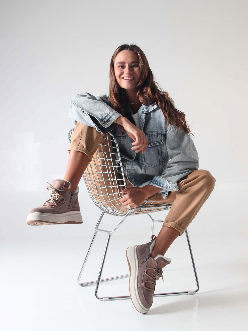 Ботинки EDART 229.windy be. Капучино замша/мех - Ed'art фото 4