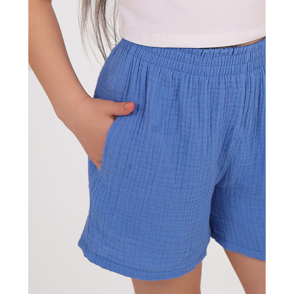 Комплект топ кулирка, шорты муслин 7015900106 - Youlala фото 2