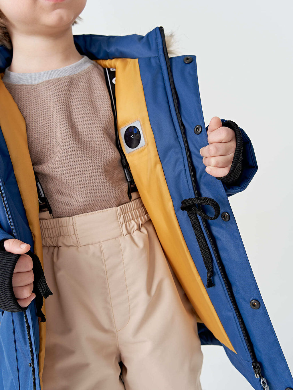 Парка зимняя Индиго - Bungly фото 7