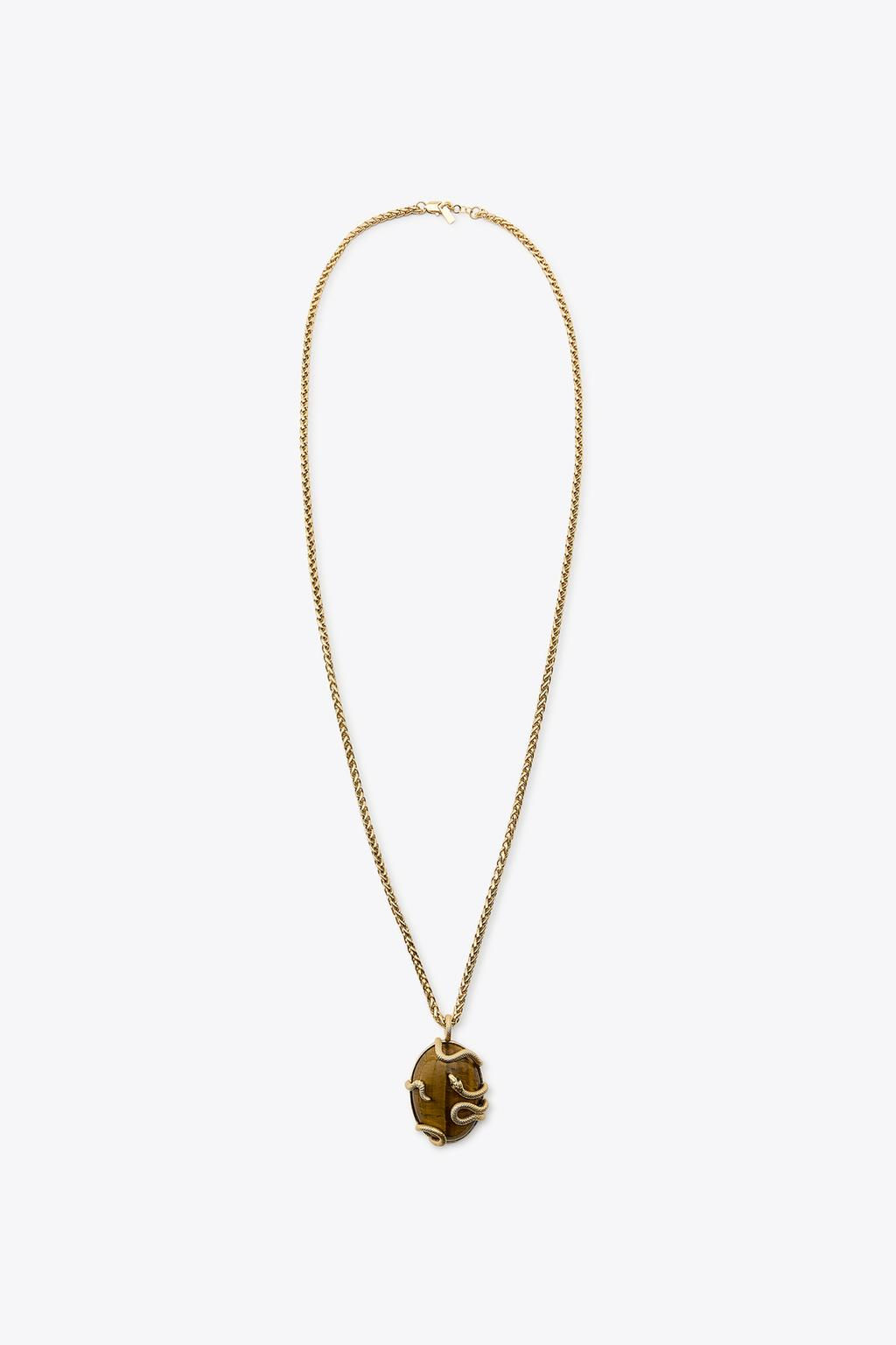SNAKE STONE NECKLACE - Zara фото 2