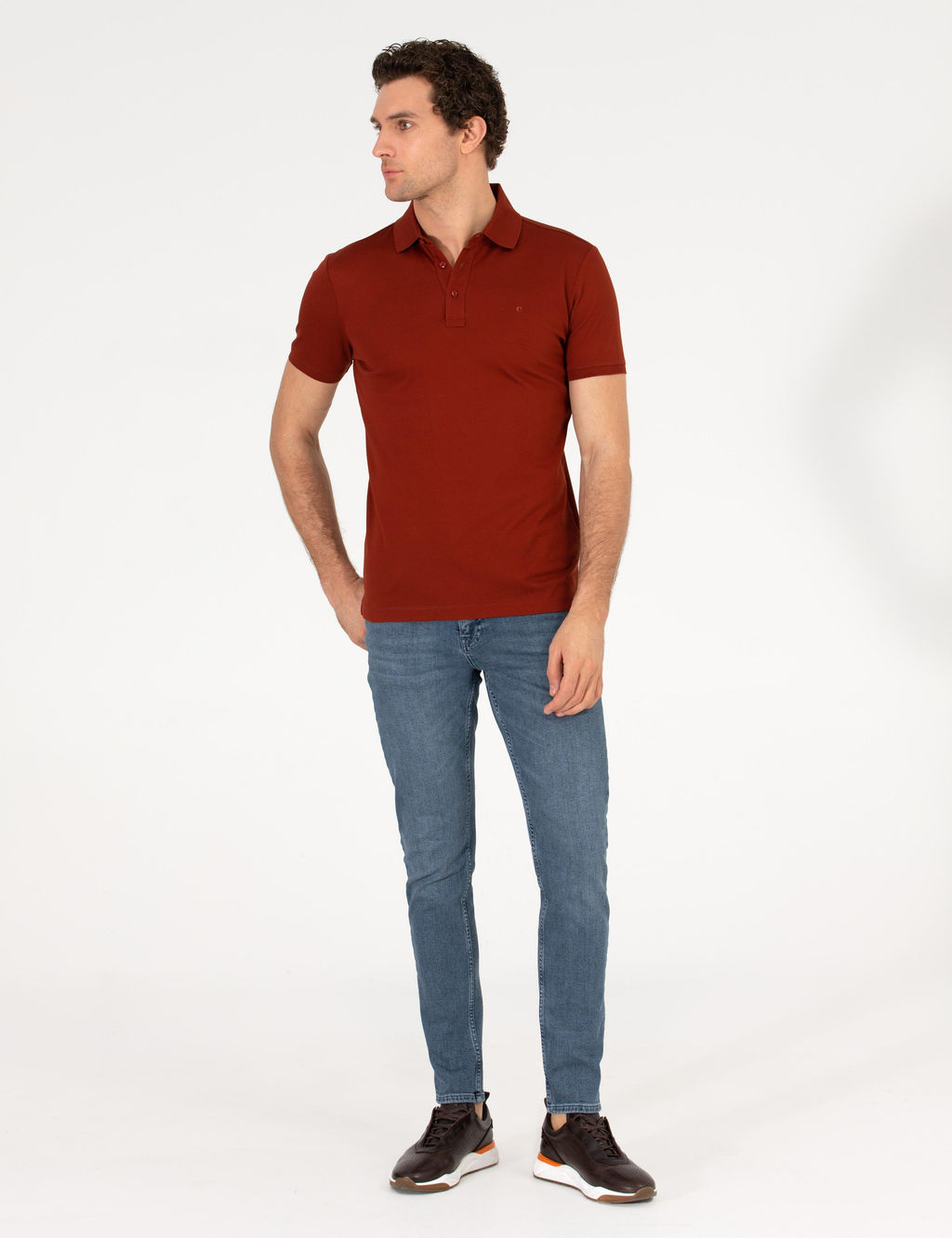 Базовая футболка Tile Slim Fit - Cacharel фото 5