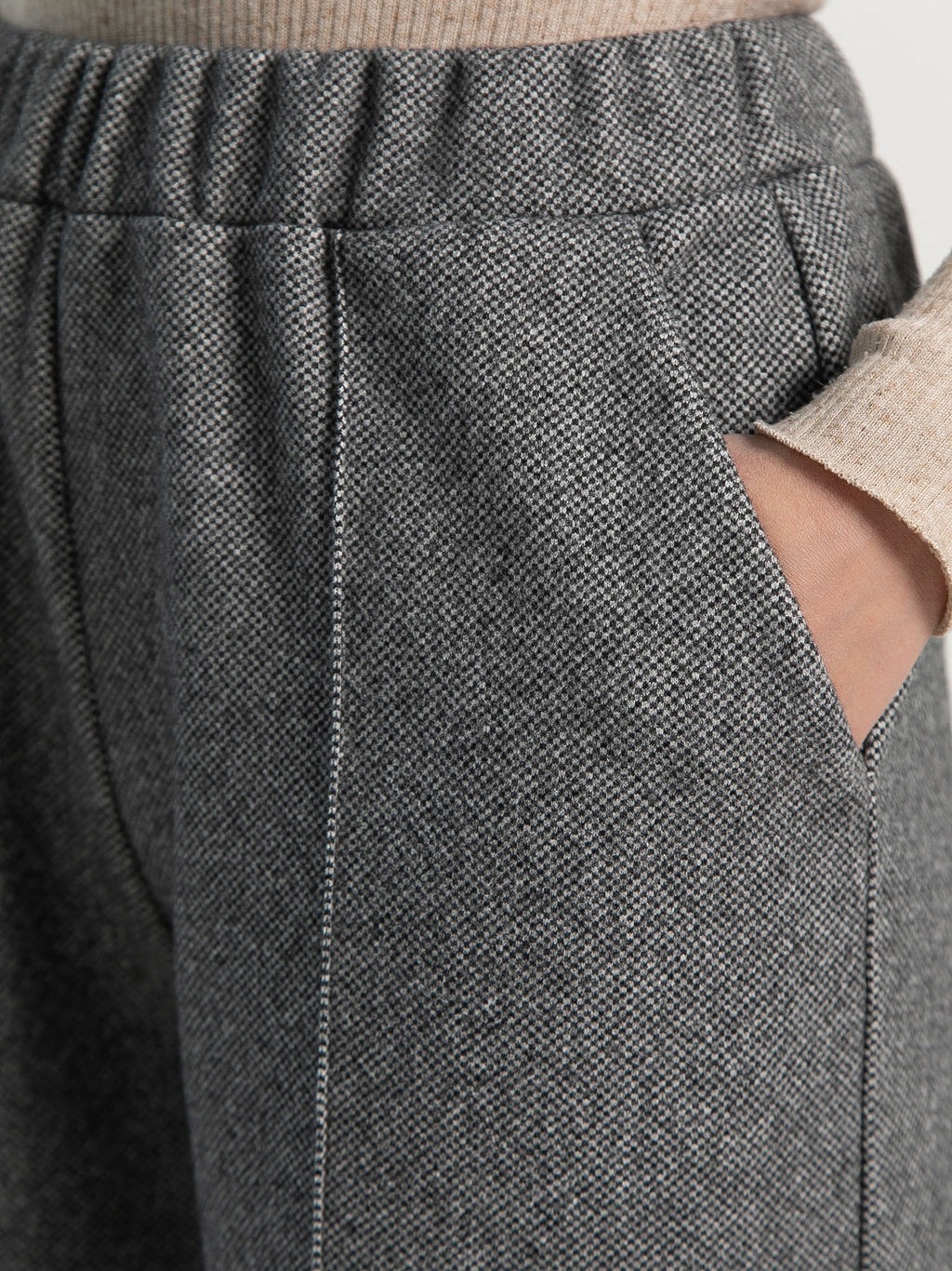 Брюки Космо (черно-белые) Б15221-1М