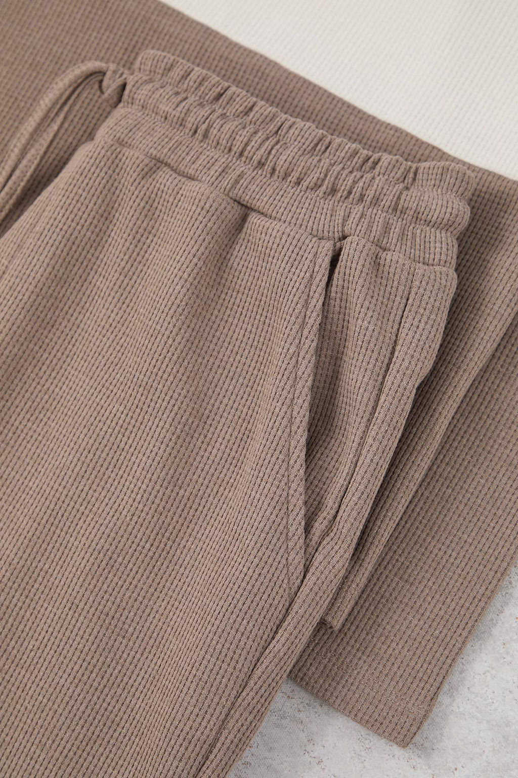 Vizon Regular Kesim Renk Bloklu Dokulu Orme Pijama Tak?m? TMNAW26PT00027 - Trendyolmilla фото 2