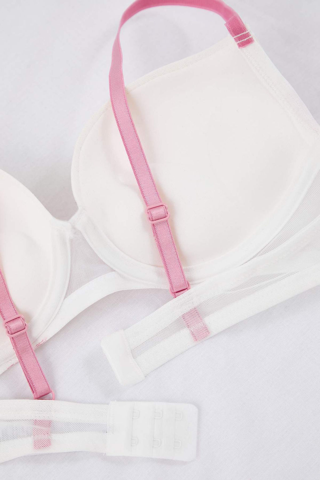 Pembe Brode Cicekli Push Up Balconette Orme Sutyen THMAW26SU00019 - Trendyolmilla фото 7