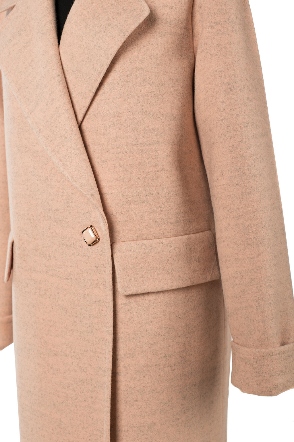 Пальто женское демисезонное (пояс) - El podio фото 12