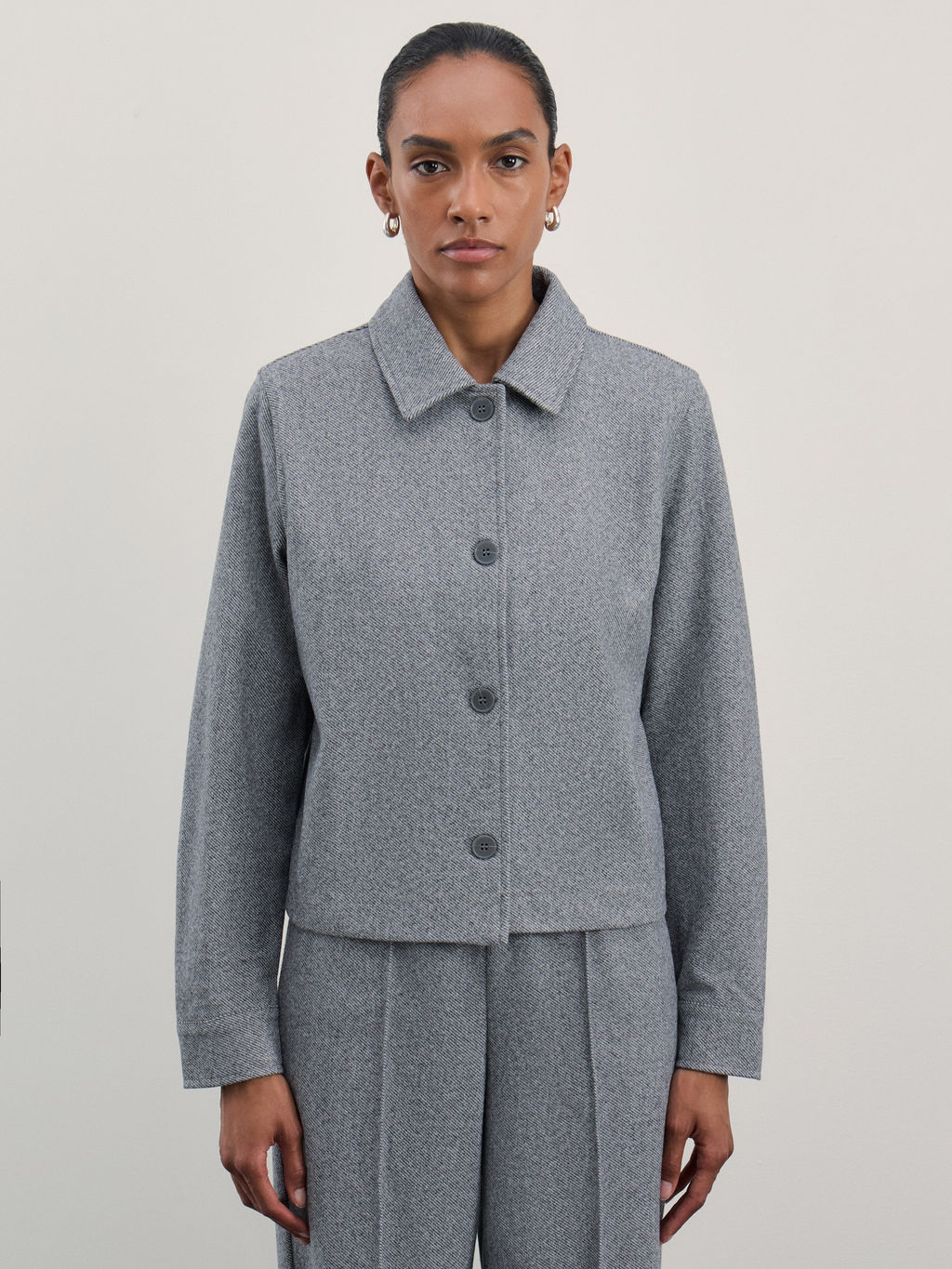 Укороченная рубашка / Zarina  фото 3