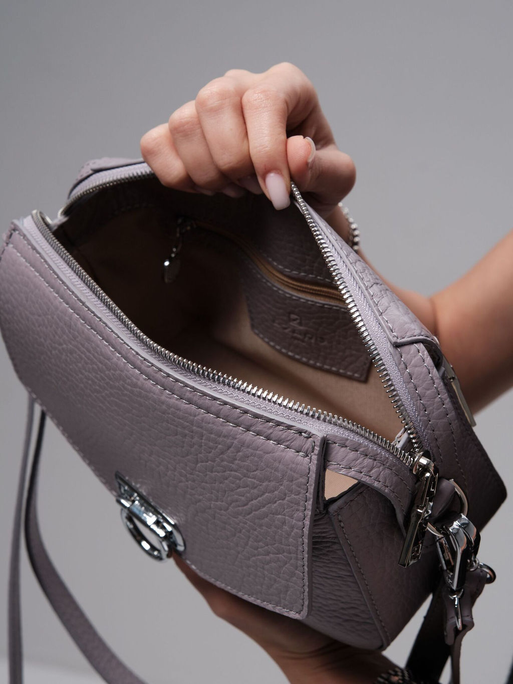 Сумка через плечо Azaro 3684 лиловая тень