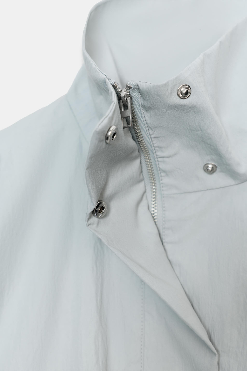 CHAQUETA CUELLO SUBIDO / Azul / Gris - Zara фото 6