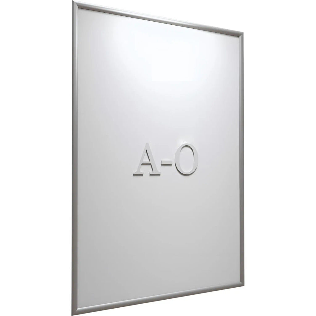 Рамка А0 Attache, алюм.клик-профиль 25 мм, настенная