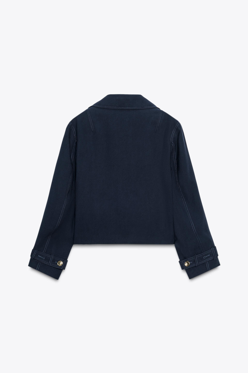 DOUBLE-BREASTED SHORT JACKET - Zara фото 7