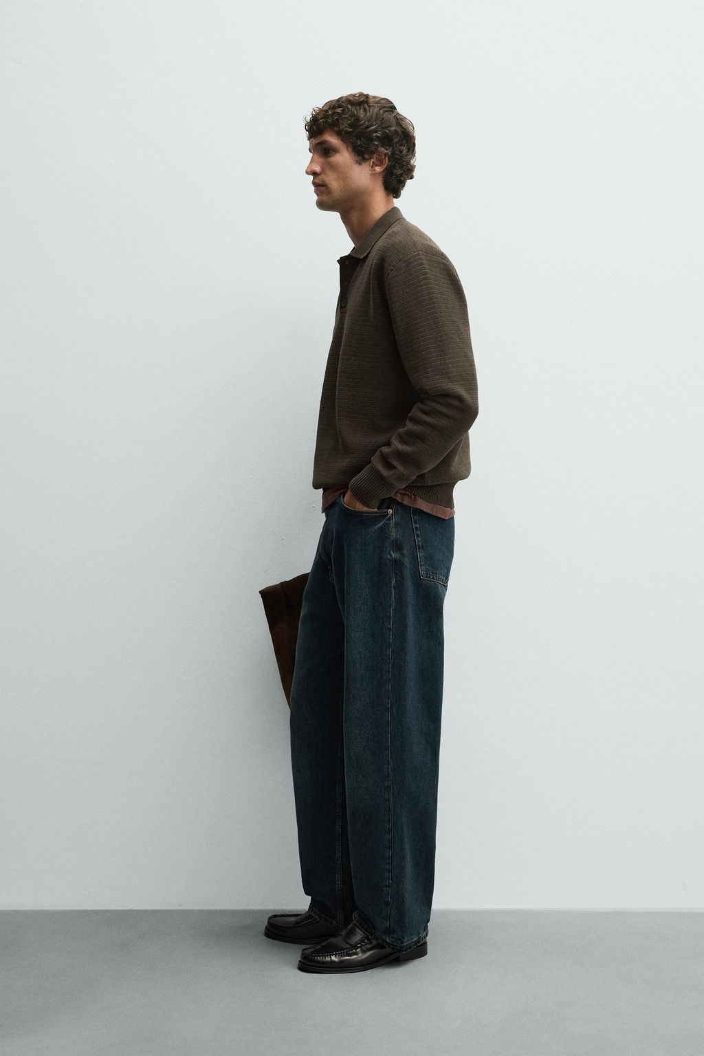 CHENILLE KNIT POLO SHIRT - Zara фото 4