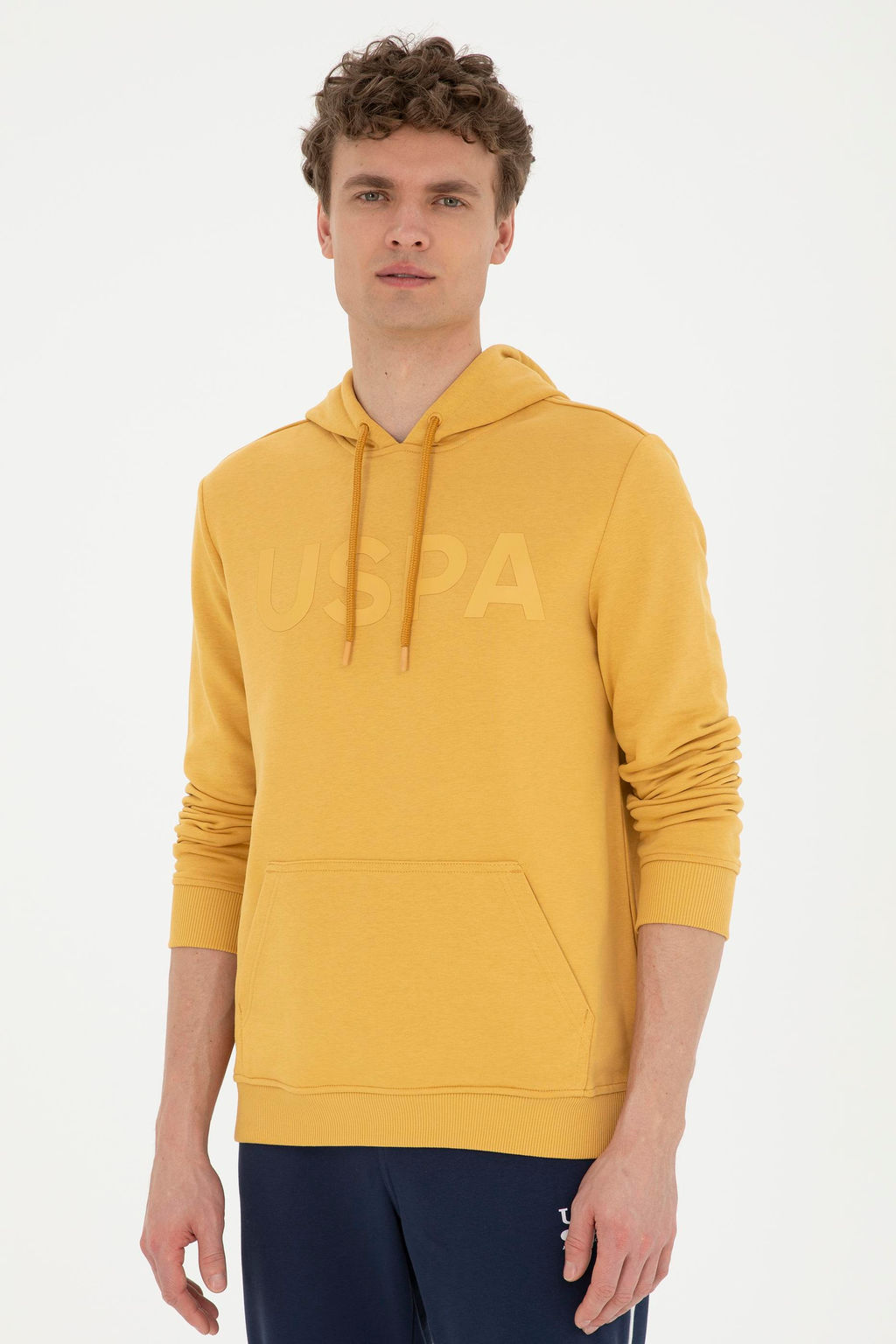 Мужской горчичный базовый свитшот Неожиданная скидка в корзине - U.s. polo assn фото 10