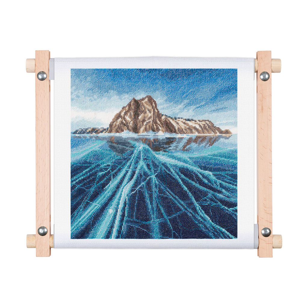 Gamma ПРГ-02 30 х 30 см пяльцы гобеленовые квадратные бук бук  фото 7