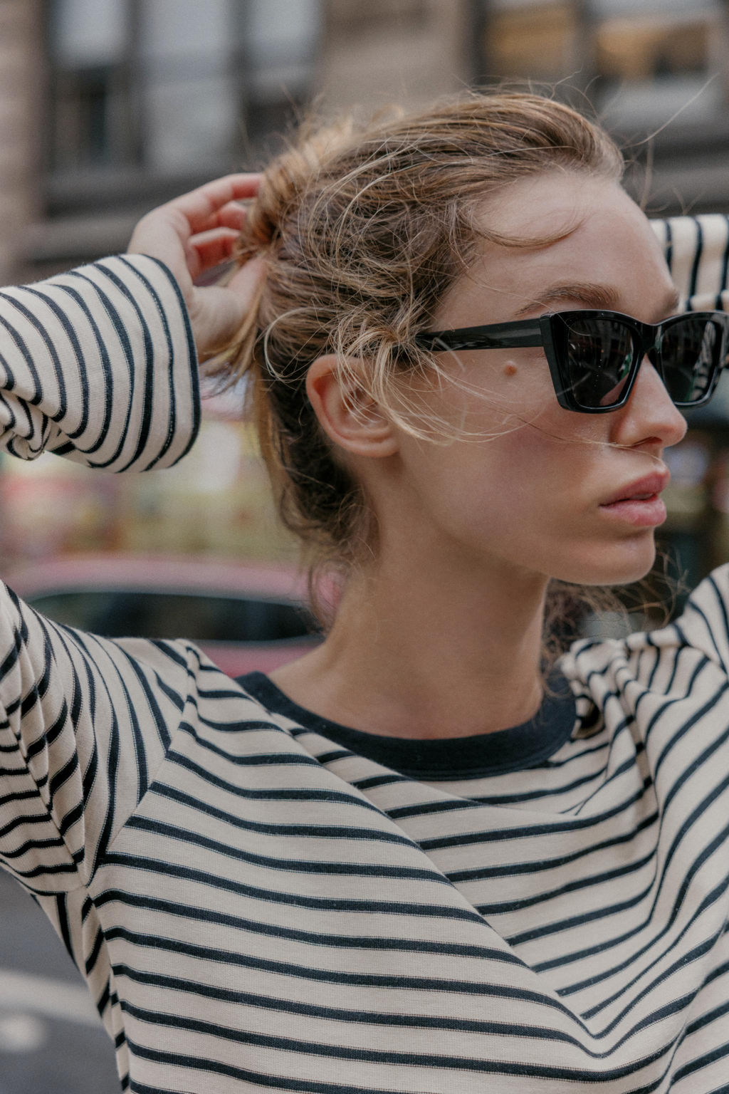 STRIPED LONG SLEEVE T-SHIRT - Zara фото 4