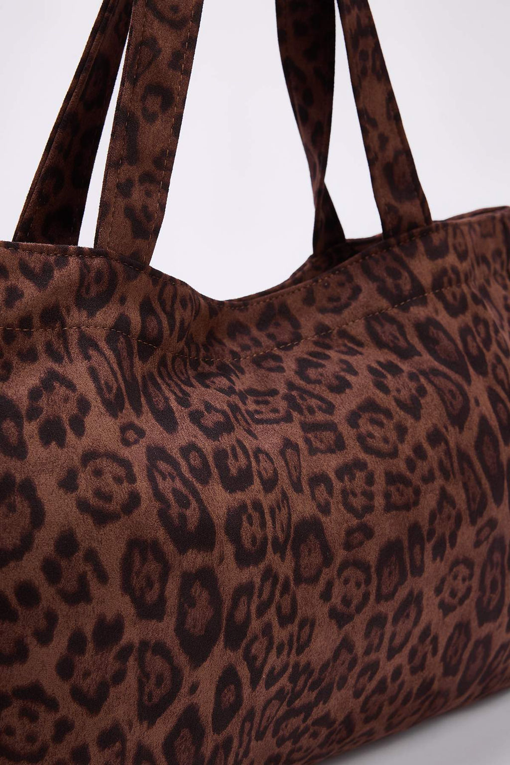 Kahverengi Leopar Desenli Maksi Tote Kad?n Maksi Boy Omuz Cantas? TAKAW26OC00093 - Trendyolmilla фото 5