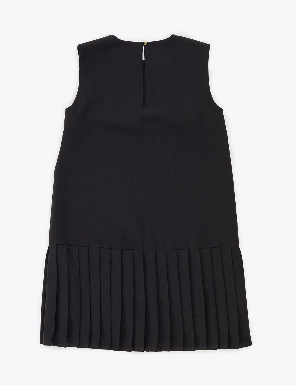 Siyah Regular Fit Dokuma Elbise