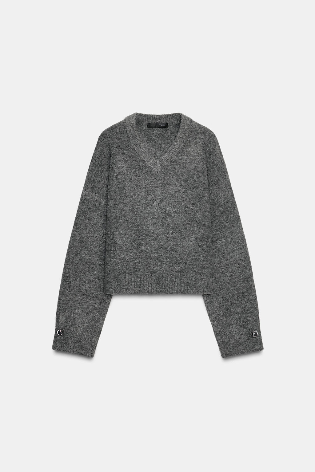 SOFT KNIT SWEATER WITH BUTTONS - Zara фото 4