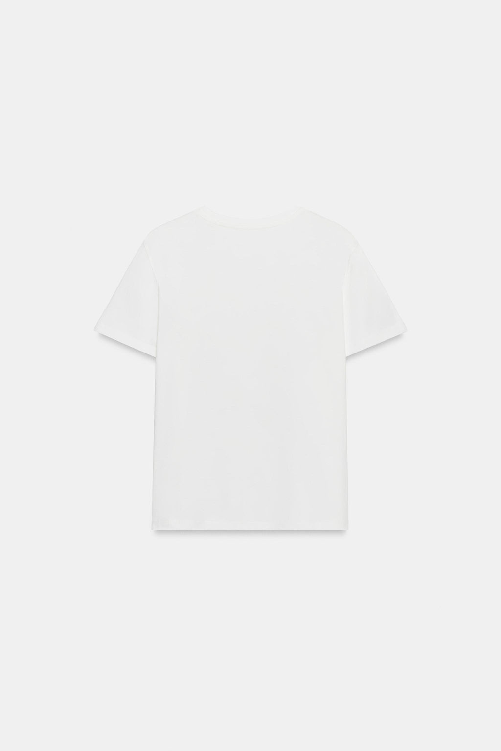 CAMISETA BOLSILLOS BORDADO / Blanco - Zara фото 8