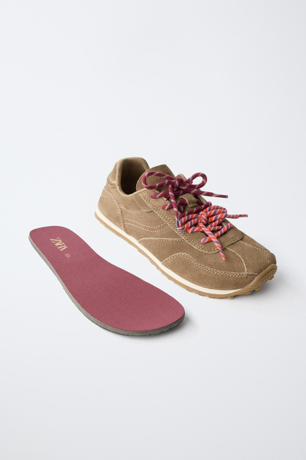 ZAPATILLA DEPORTIVA BAREFOOT PIEL / Marr?n - Zara фото 2