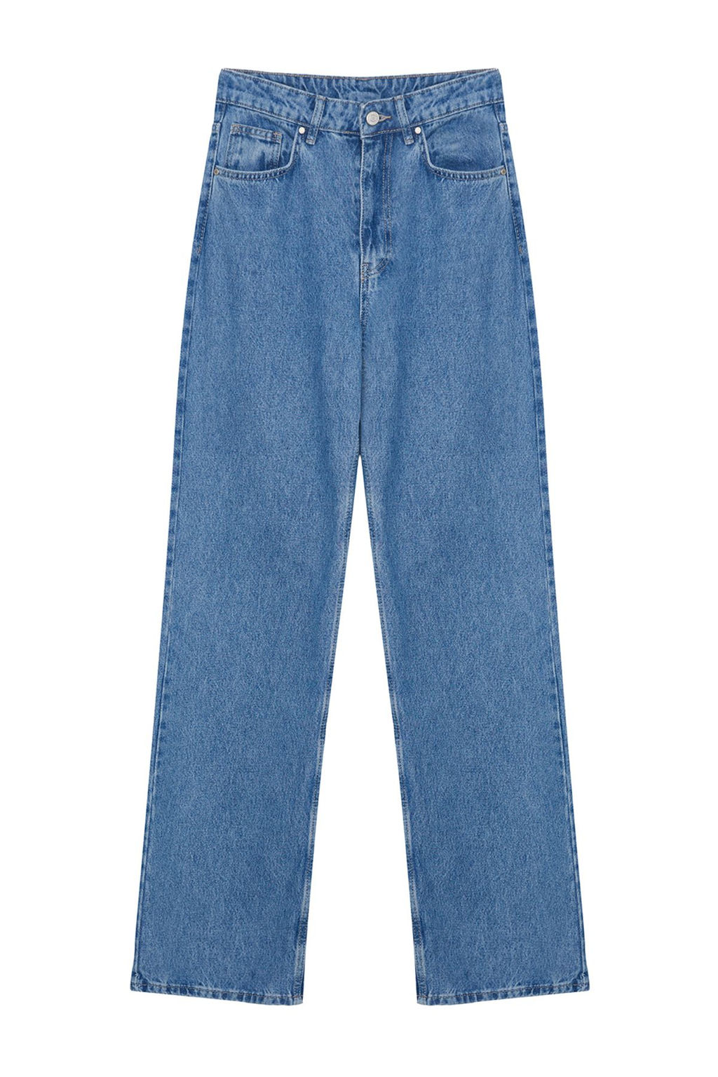 TRENDYOLMILLA Ac?k Mavi Yuksek Bel Wide Leg Jeans TWOSS23JE00068  фото 6