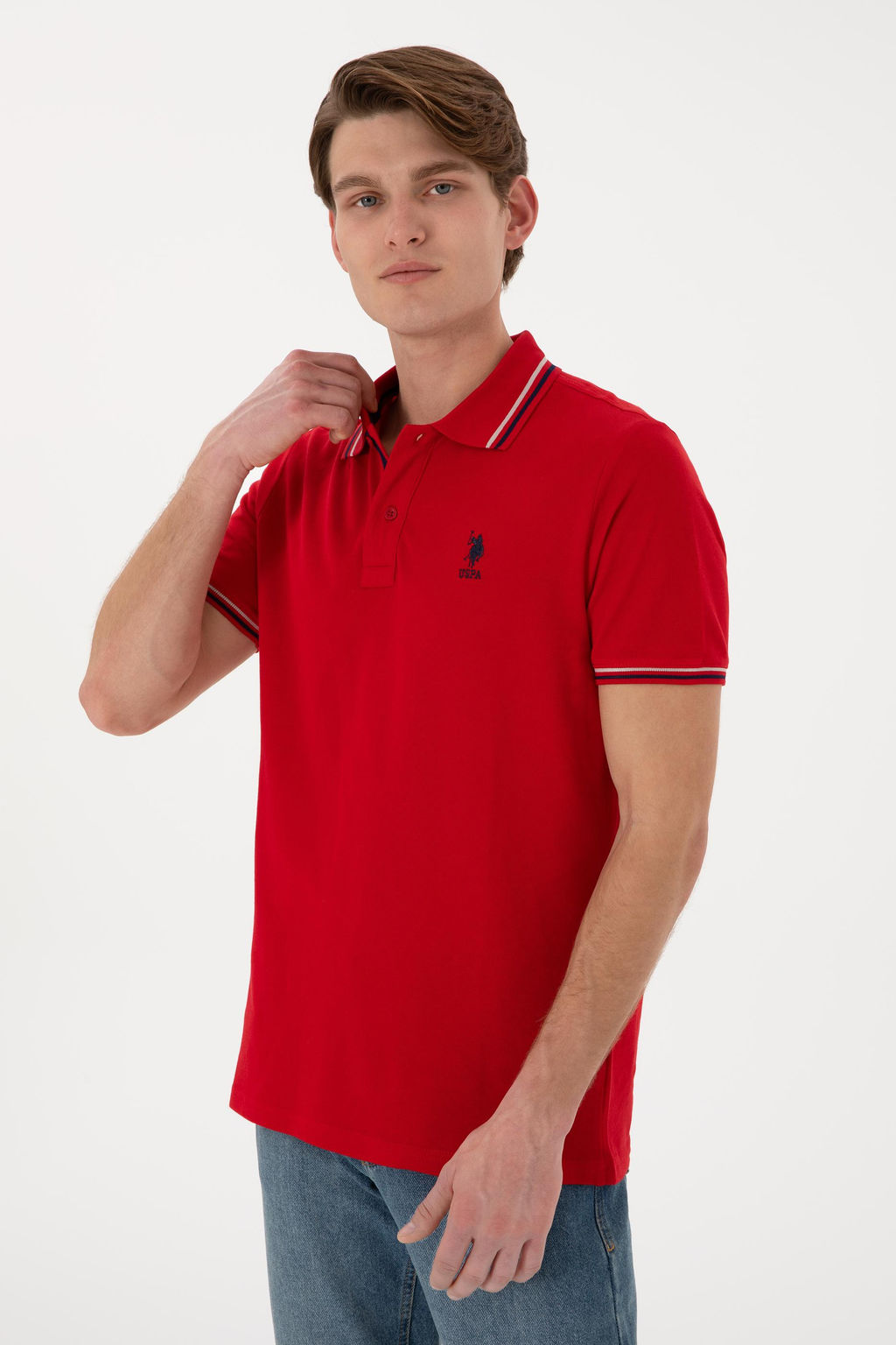 Erkek K_rm_z_ Basic Ti__rt Sepette S_rpriz _ndirim - U.s. polo assn фото 4