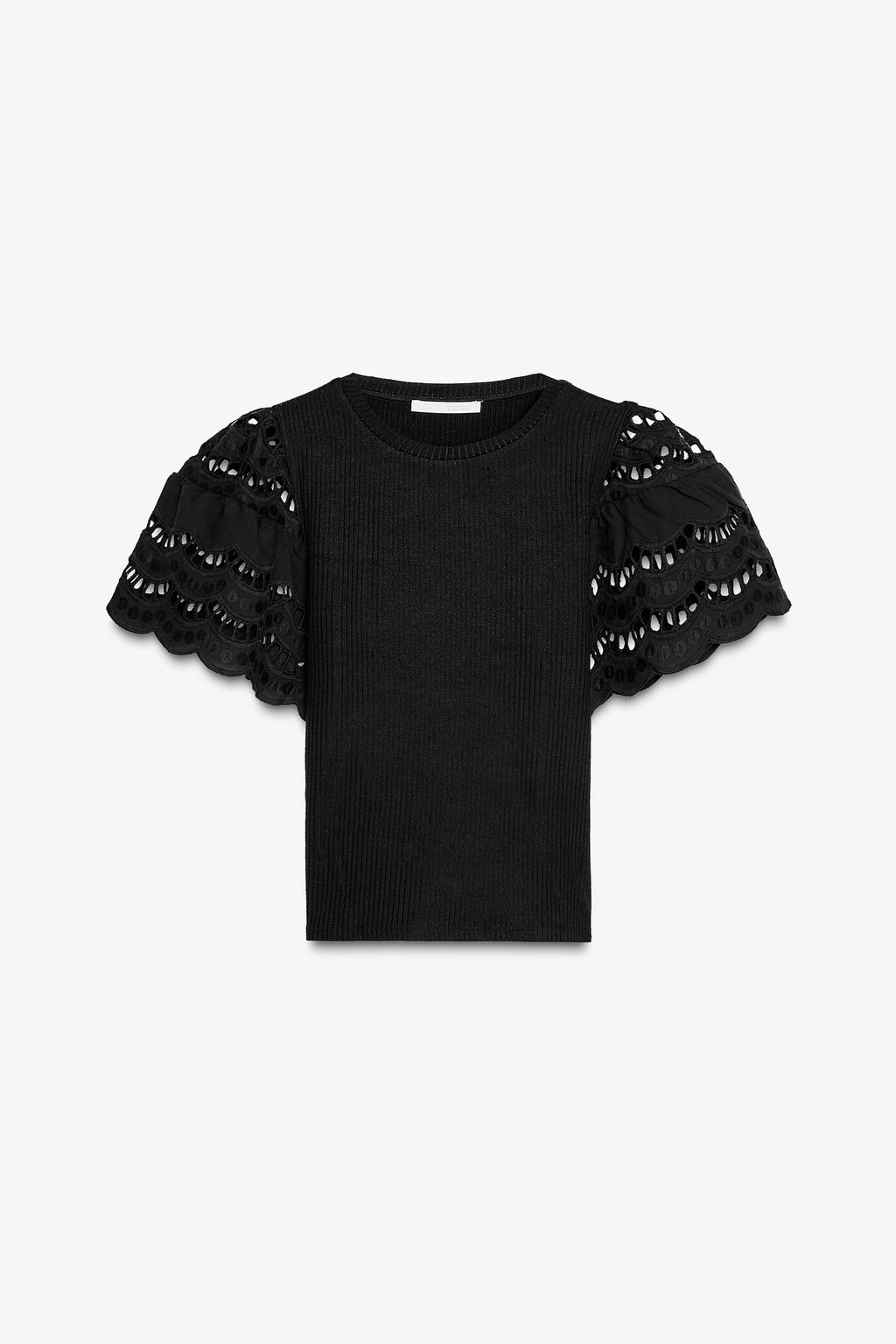 TANK TOP WITH SLEEVE EMBROIDERY - Zara фото 22