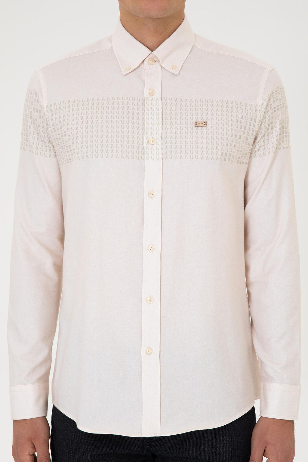 Erkek Krem Uzun Kollu G_mlek - U.s. polo assn фото 6