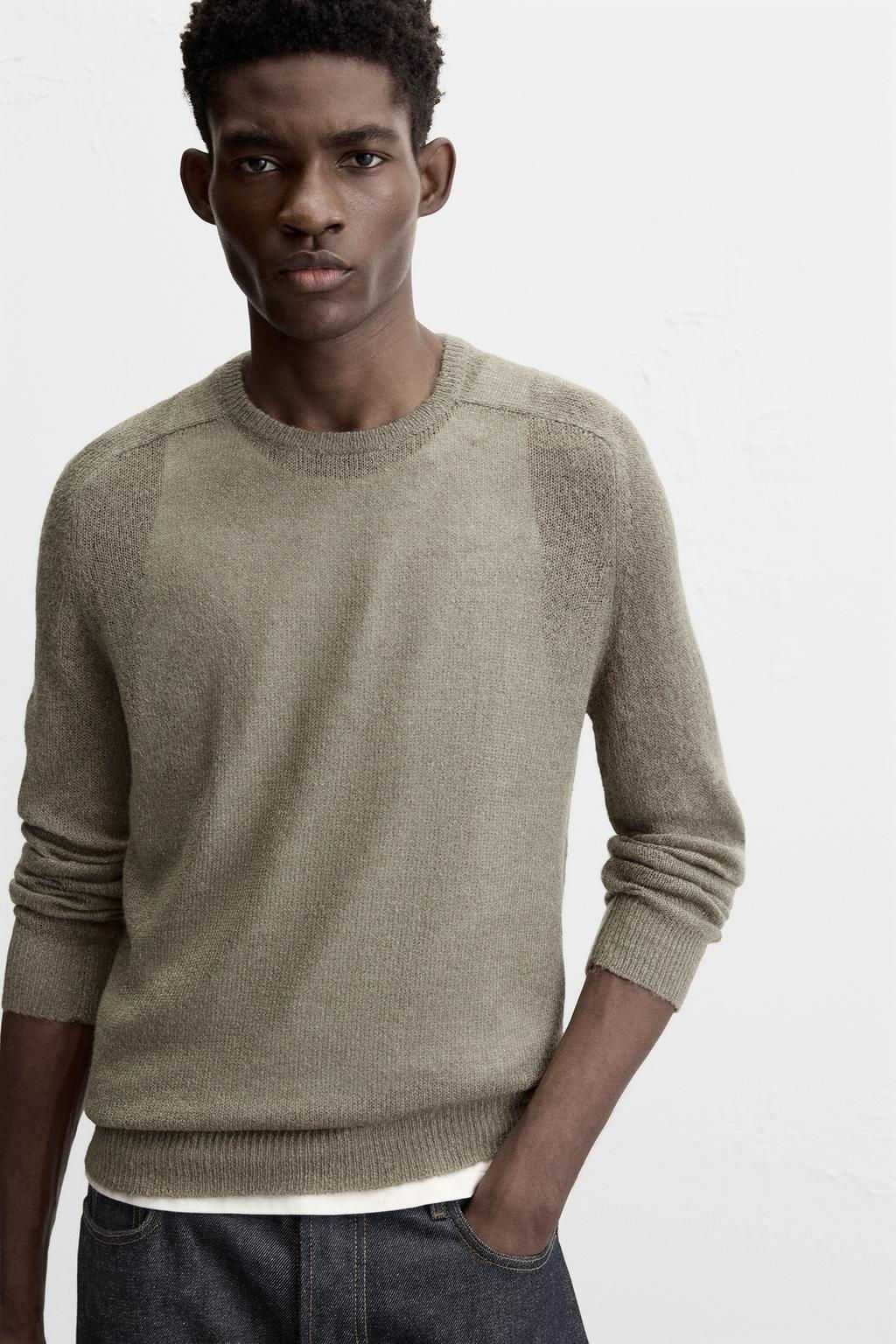 LIGHTWEIGHT TEXTURED SWEATER - Zara фото 6