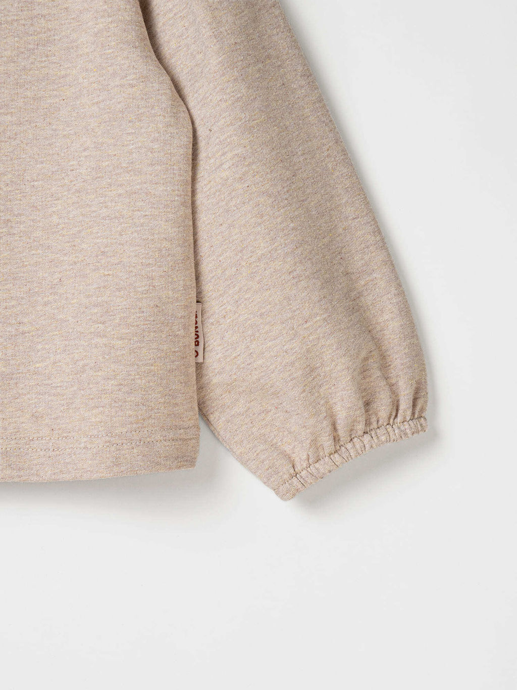 Костюм со свитшотом из 100% хлопка Бежевый меланж облегченный - Bungly фото 5