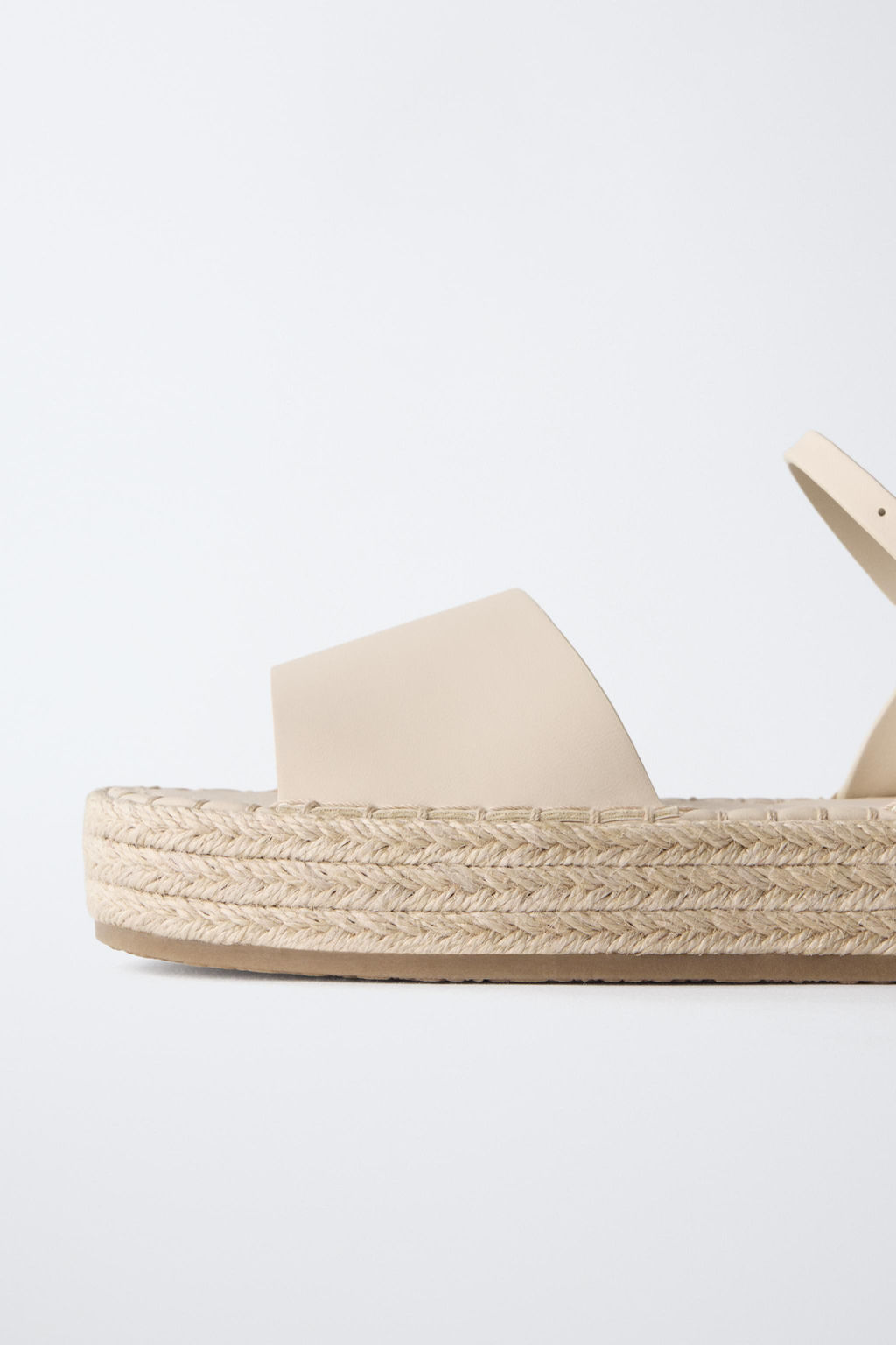 SANDALIA YUTE / Blanco Crudo - Zara фото 6