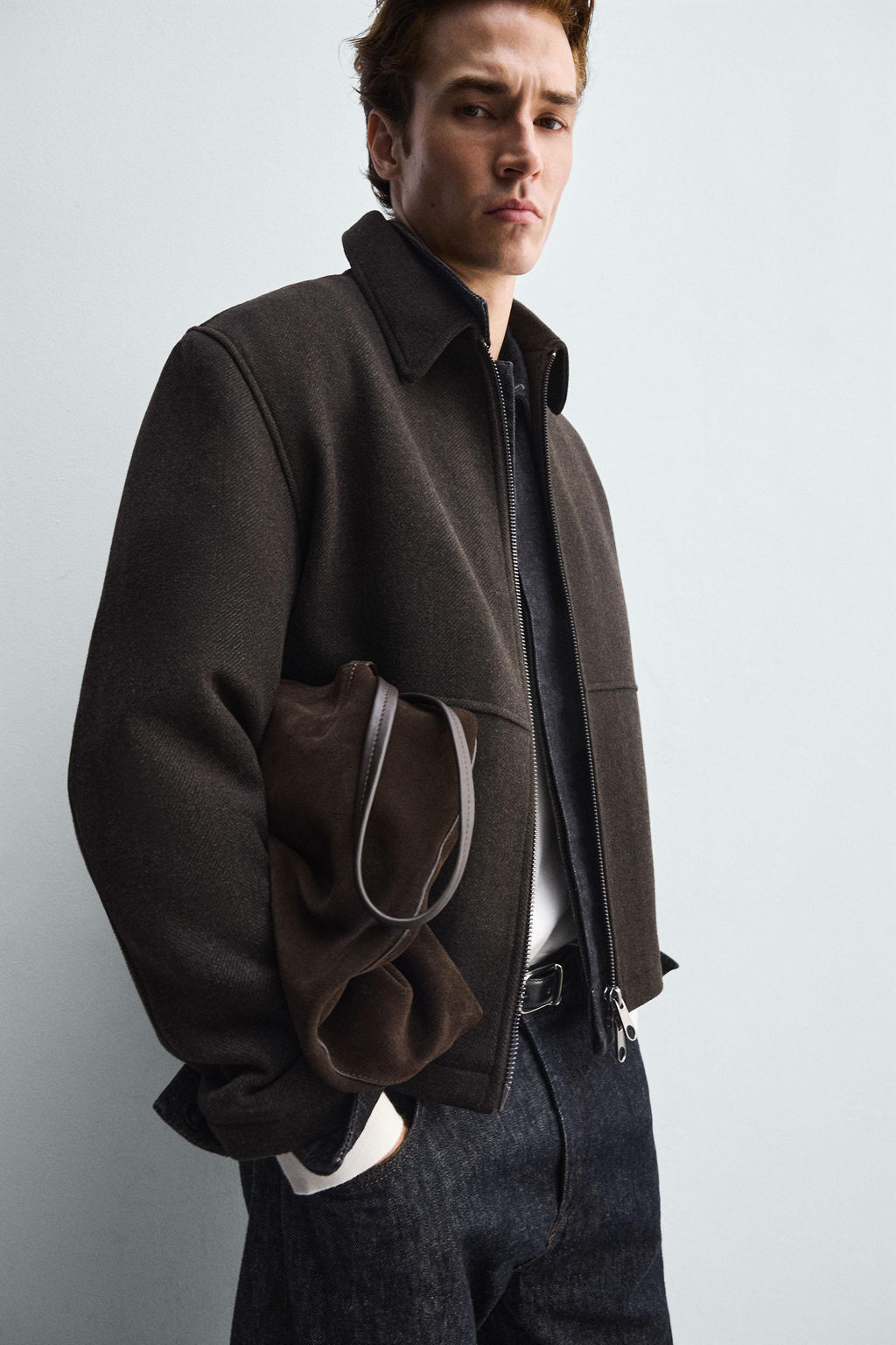 TEXTURED ZIP-UP JACKET - Zara фото 6