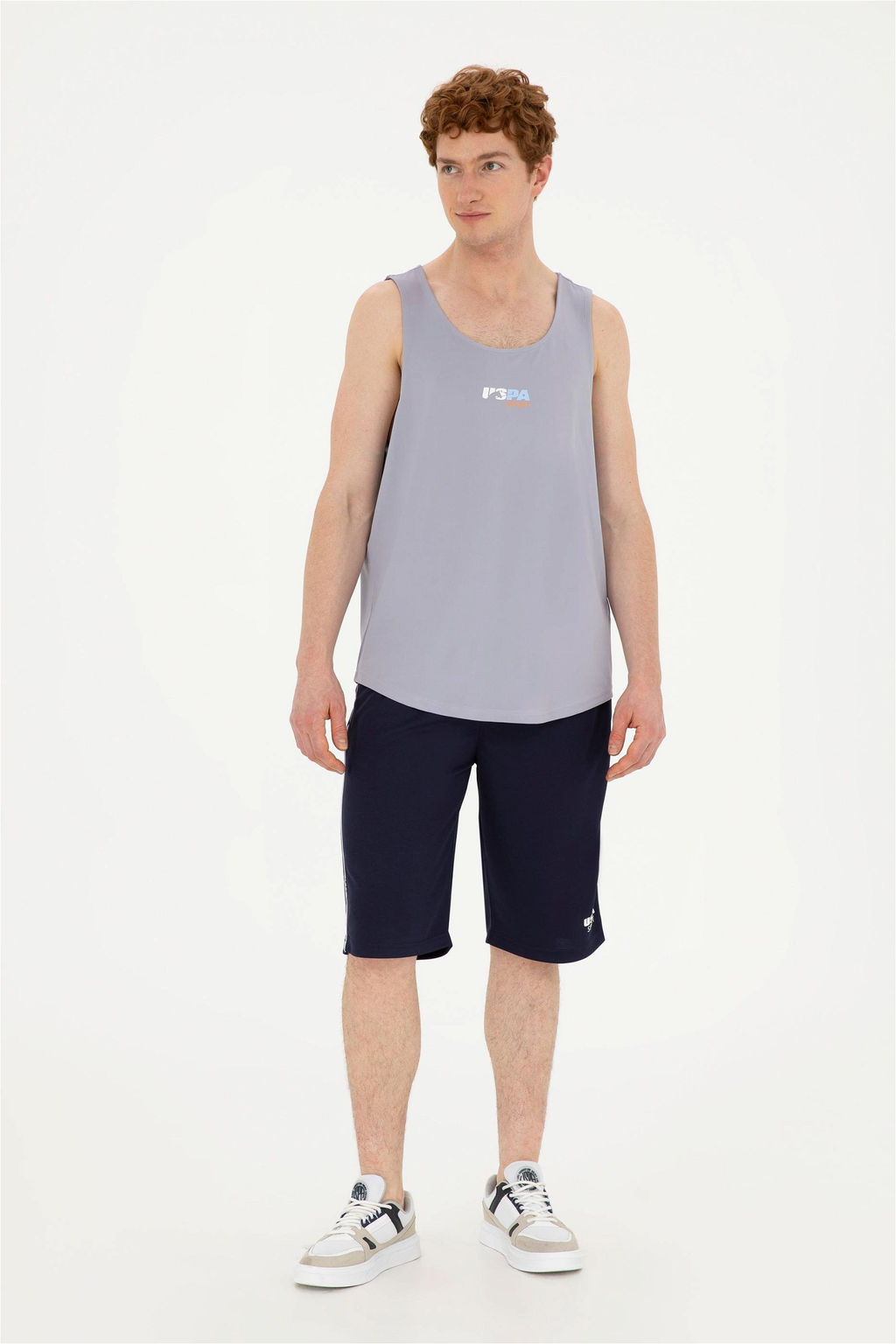 Мужская серая футболка Неожиданная скидка в корзине - U.s. polo assn фото 4