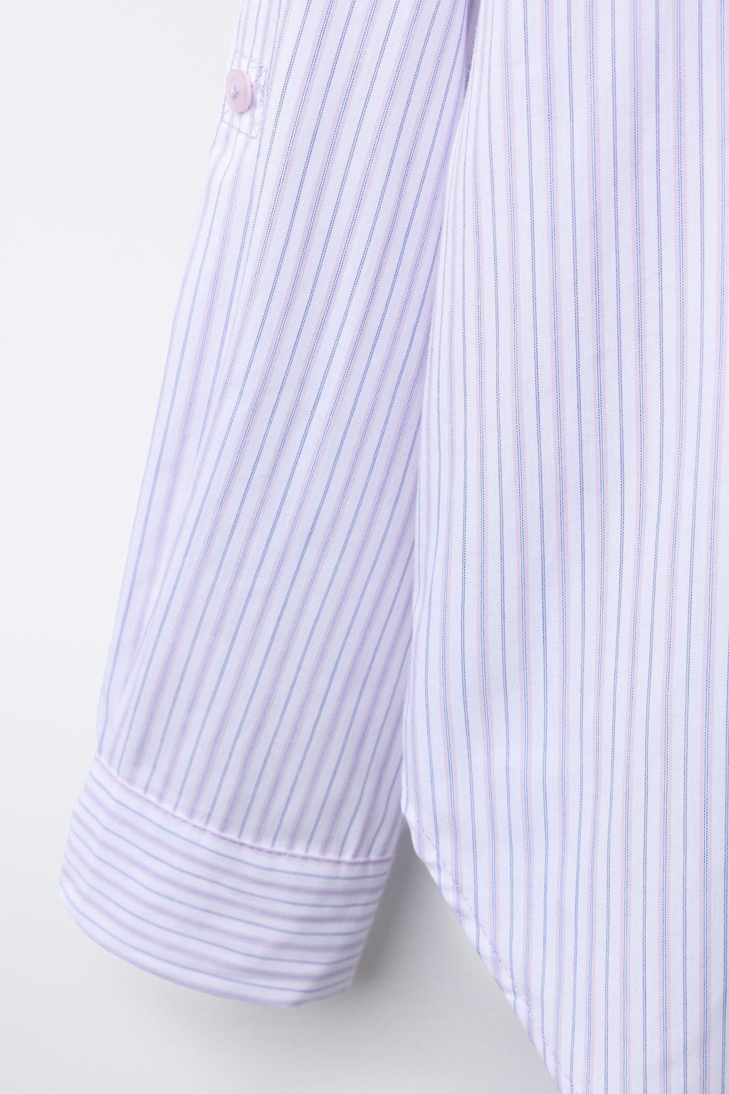 STRIPED POPLIN SHIRT AND RIBBED T-SHIRT PACK - Zara фото 7