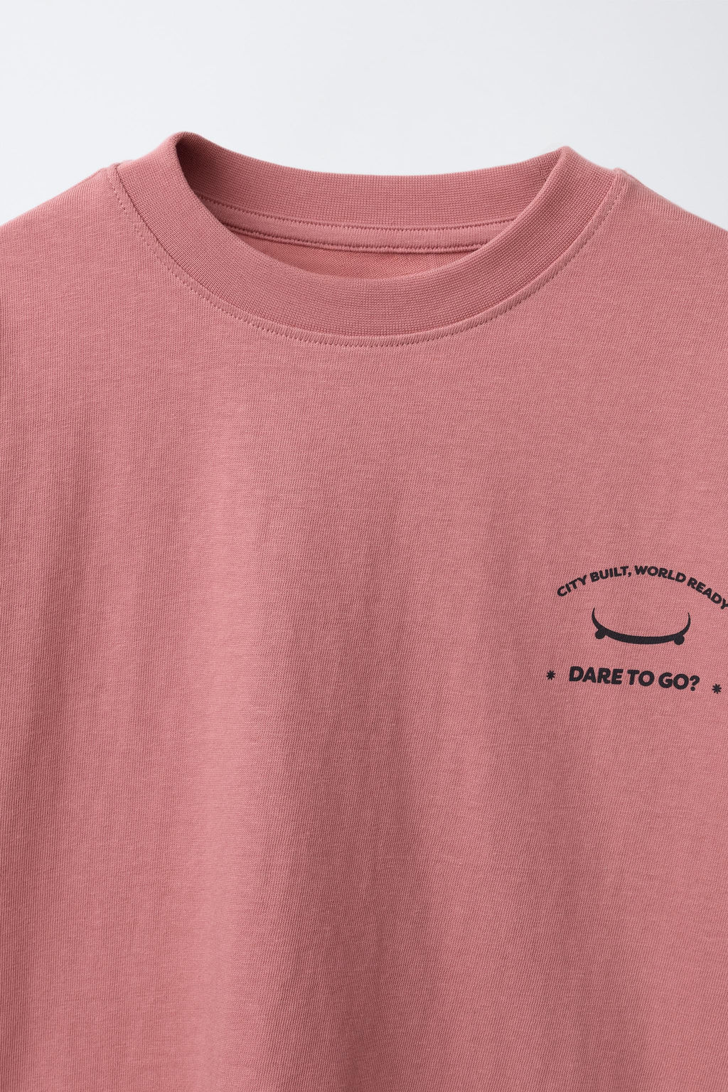 CAMISETA ESTAMPADO LOGO / Rosa palo - Zara фото 3