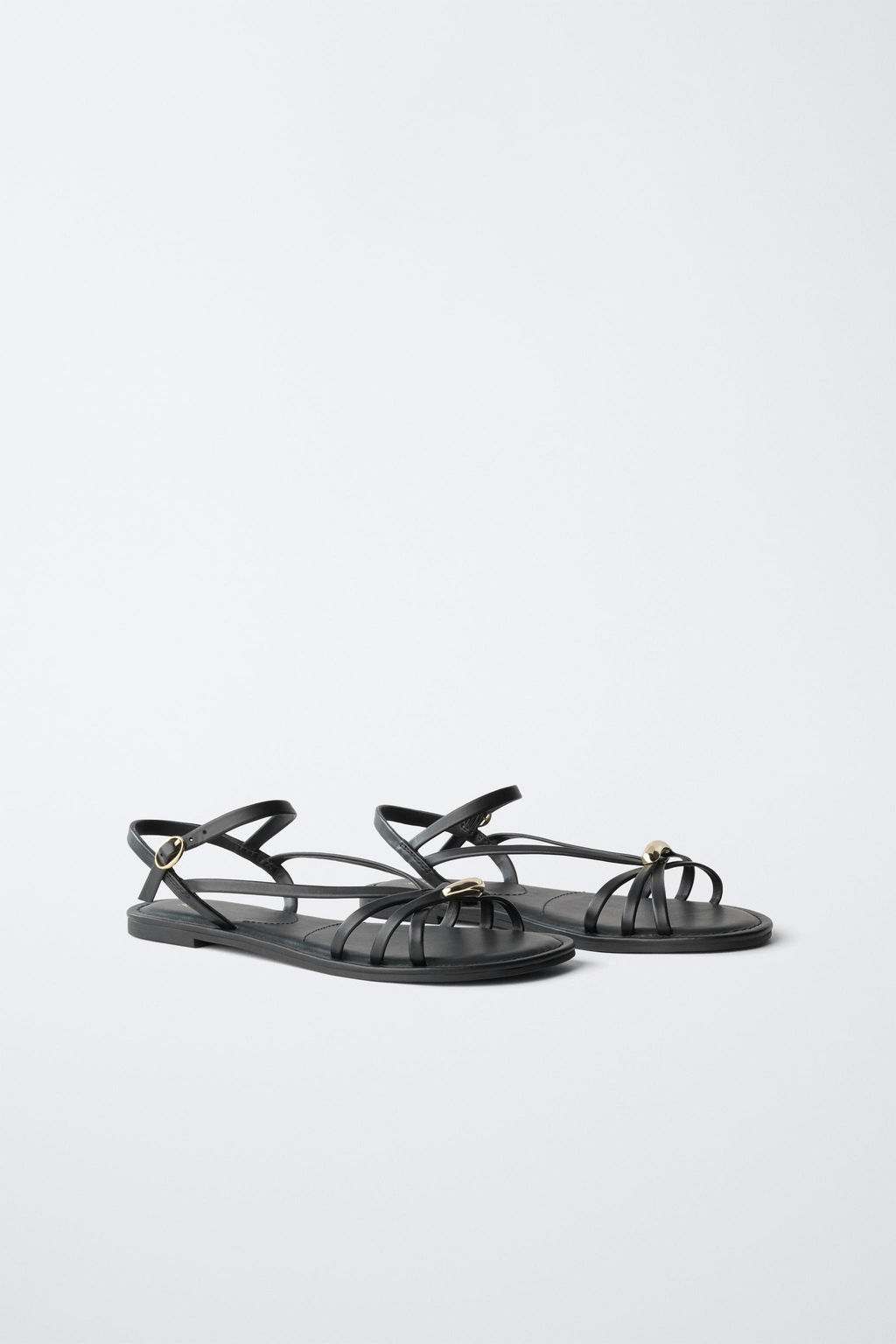 SANDALIA TIRAS / Negro - Zara фото 2