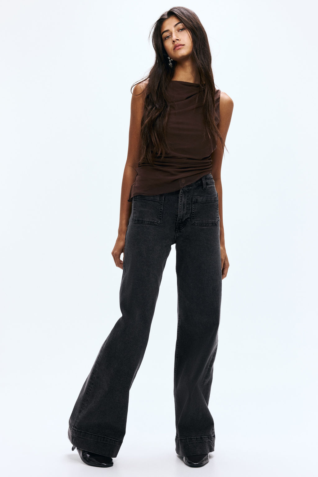 Wide High Jeans - H&m фото 7
