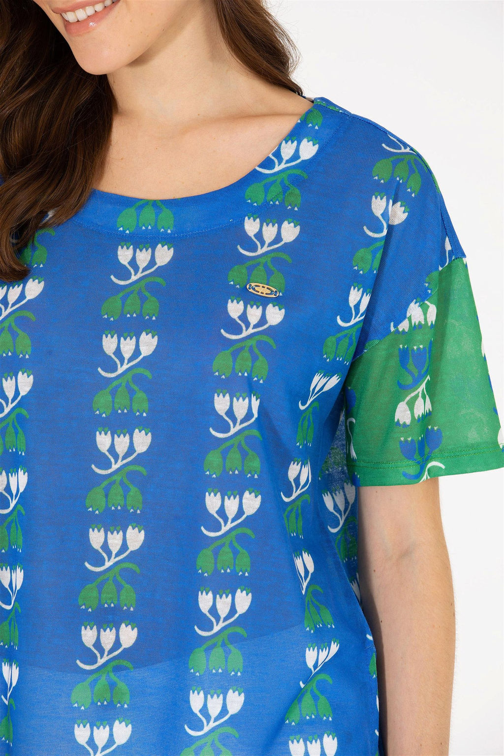 Женская футболка Saks с круглым вырезом Неожиданная скидка в корзине - U.s. polo assn фото 7