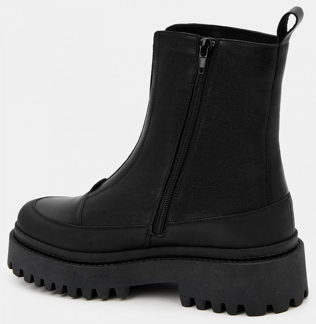 Ботинки Ralf Ringer 744220ЧН на каблуке черные  фото 2