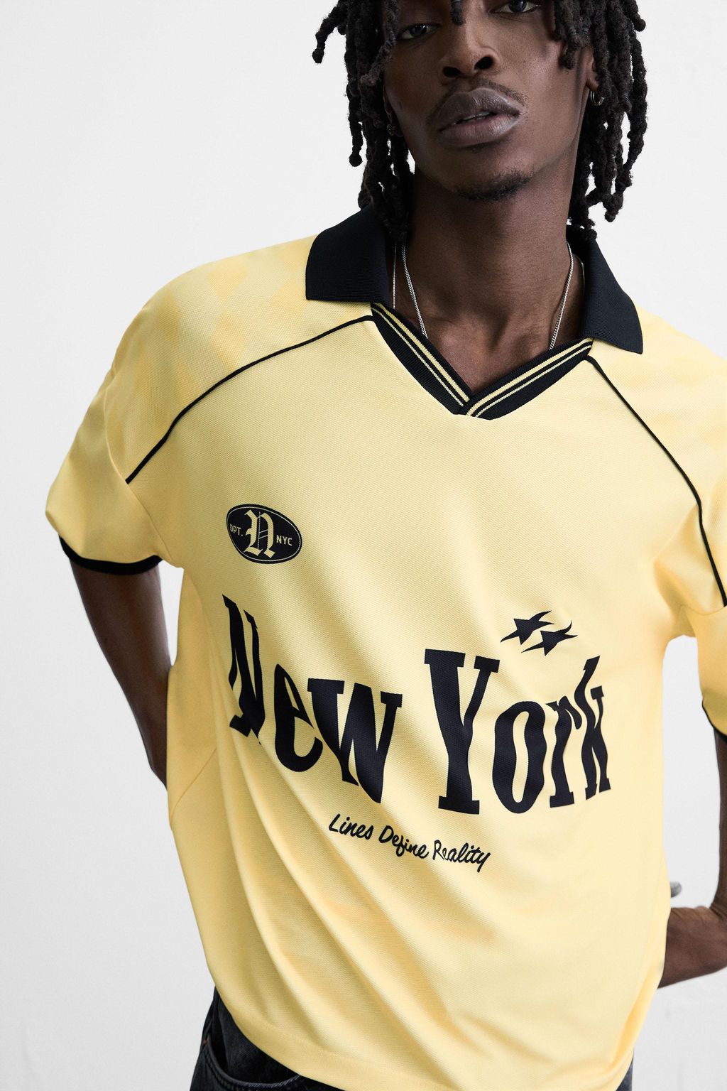 RETRO FOOTBALL PRINT POLO SHIRT - Zara фото 6