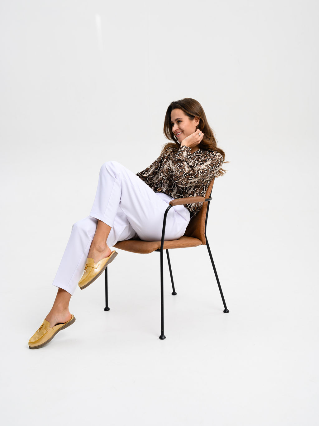 Мюли 1070.2614be.Желтый астана