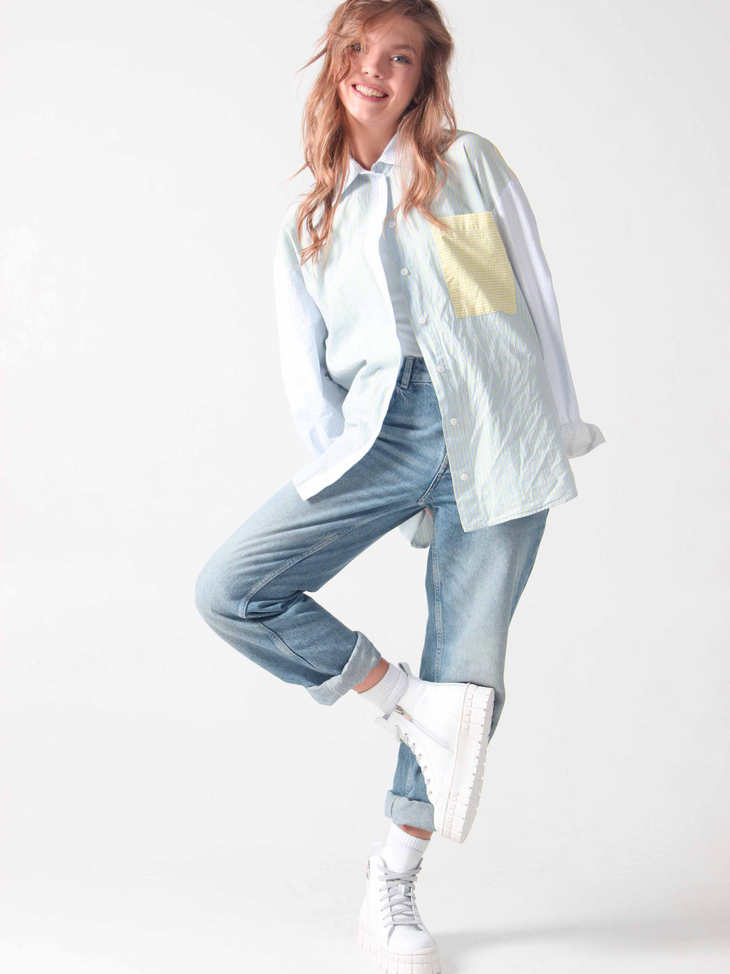 Ботинки 213.212131w. Белый/Байка