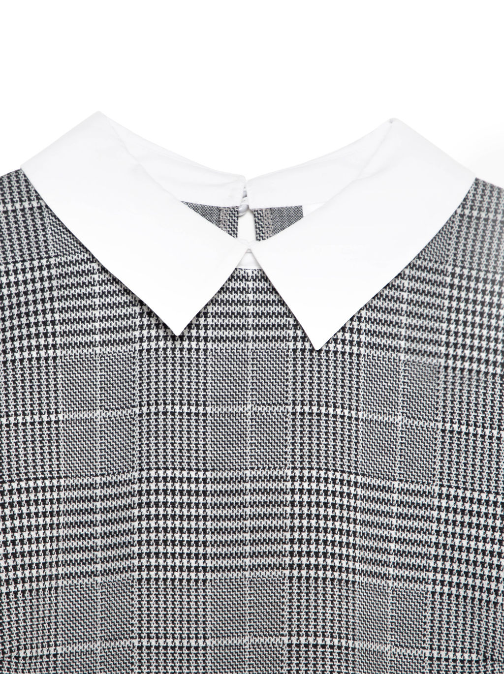 CONTE Платье с имитацией рубашки LPL 1052 grey-ivory check - Conte elegant фото 6