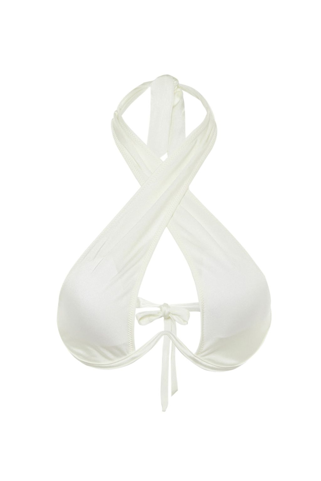 TRENDYOLMILLA Ekru Balkonet Ters V Balenli Bikini Ustu TBESS22BU0203 фото 5