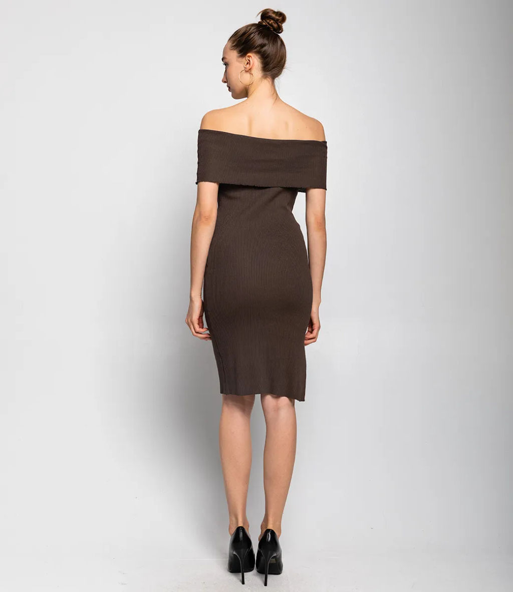 Платье #КТ5396, тёмный хаки